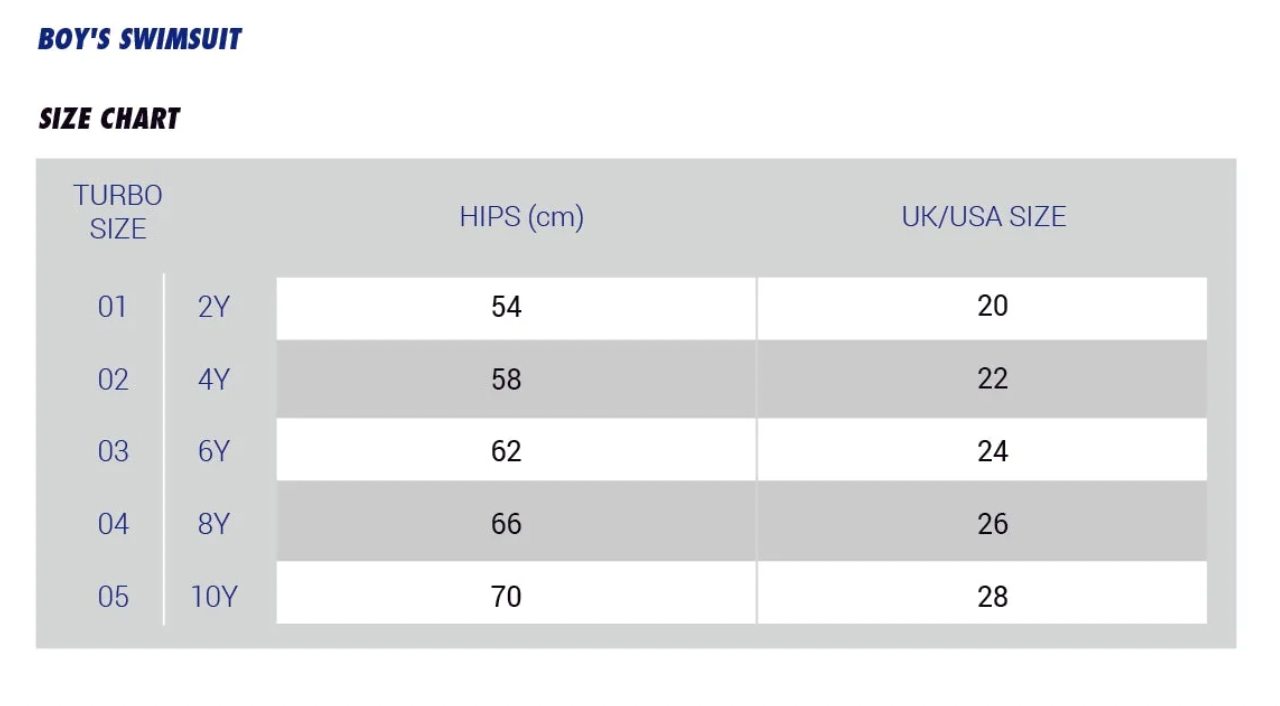 TURBO Boy's Water Polo Swimsuit Jeans Green