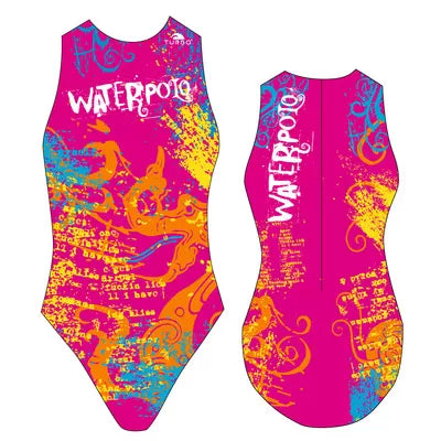 TURBO Women's Water Polo Swimsuit Pink