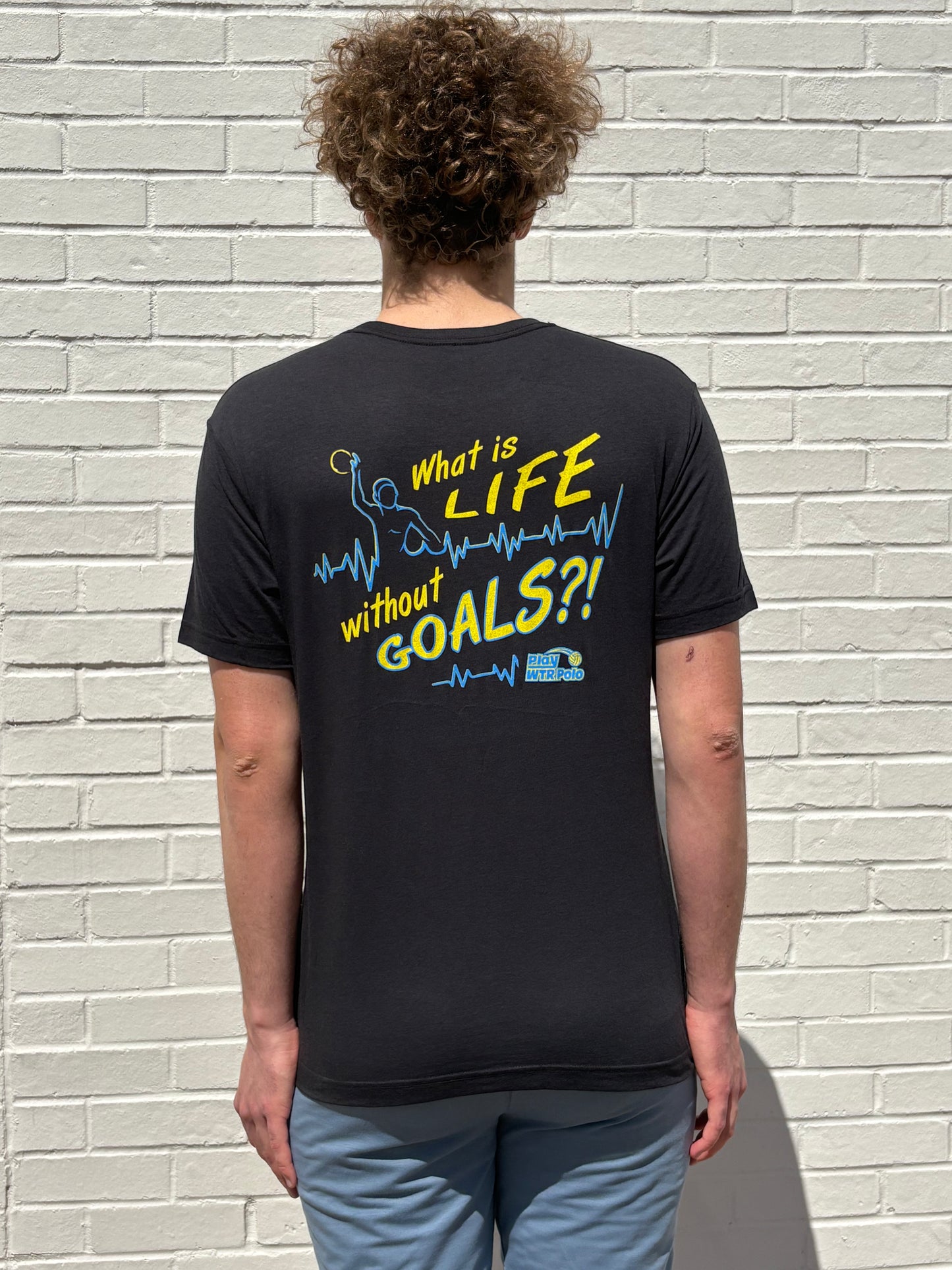 PlayWTRPolo Life Without Goals Unisex TriBlend Tee