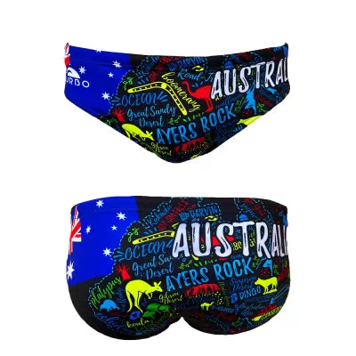 TURBO Men's Water Polo Swimsuit Australia Draw