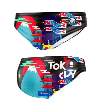 TURBO Boy's Water Polo Swimsuit Ni Tokyo City 2020
