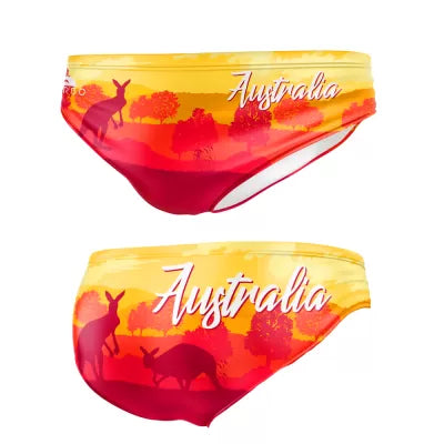 TURBO Men's Water Polo Swimsuit Australia Animal