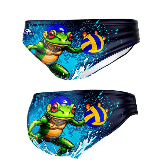 TURBO Men's Water Polo Swimsuit Ball Frog
