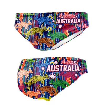TURBO Men's Water Polo Swimsuit Aborigen Australia