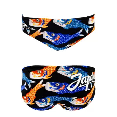 TURBO Men's Water Polo Swimsuit Japan Fish