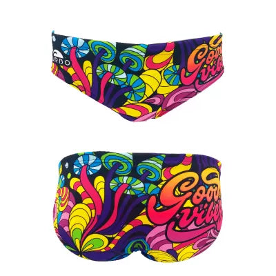 TURBO Men's Water Polo Swimsuit Good Vibes Splash