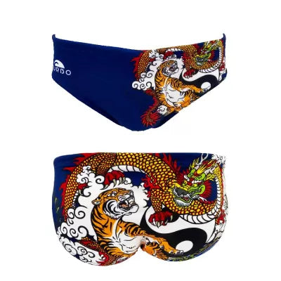 TURBO Men's Water Polo Swimsuit Ying Yang Dragon