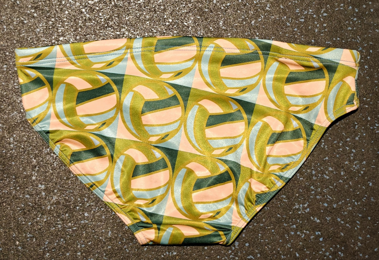 TURBO Men's Water Polo Swimsuit WP Ball All Over Print