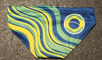 TURBO Men's Water Polo Swimsuit Brazil