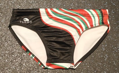 TURBO Men's Water Polo Swimsuit Hungary Waves