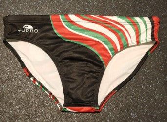 TURBO Men's Water Polo Swimsuit Italian Waves