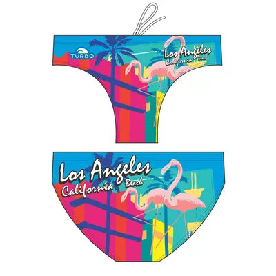 TURBO Men's Water Polo Swimsuit Los Angeles Beach
