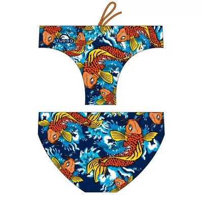 TURBO Men's Water Polo Swimsuit Multi Fish Spot