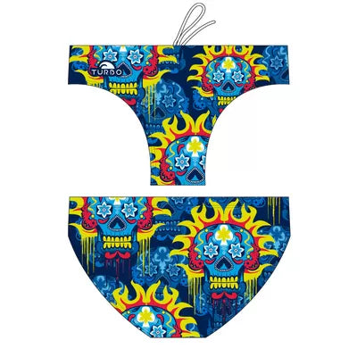 TURBO Men's Water Polo Swimsuit Superskull