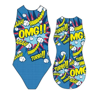 TURBO Women's Water Polo Swimsuit Popstar OMG
